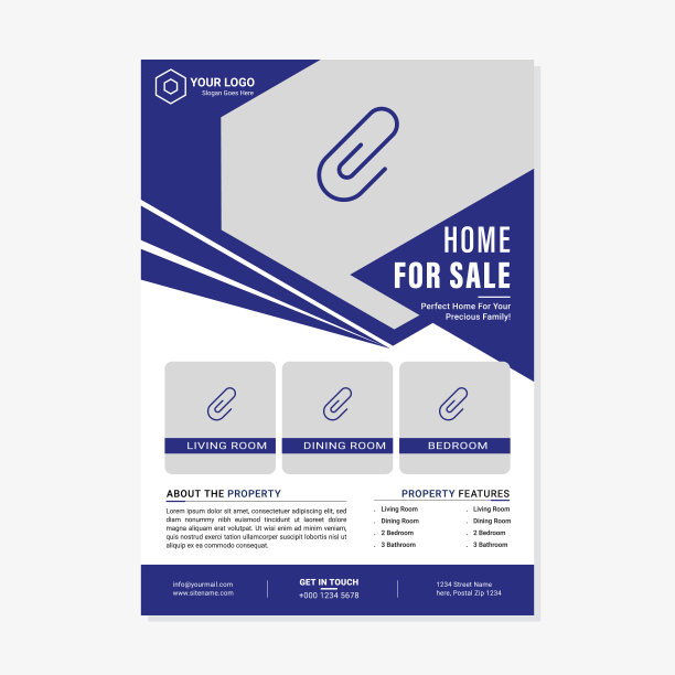 传单和小册子设计模板图片下载