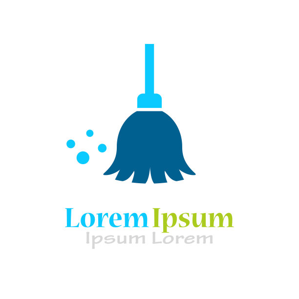 清洁服务矢量图标图片下载