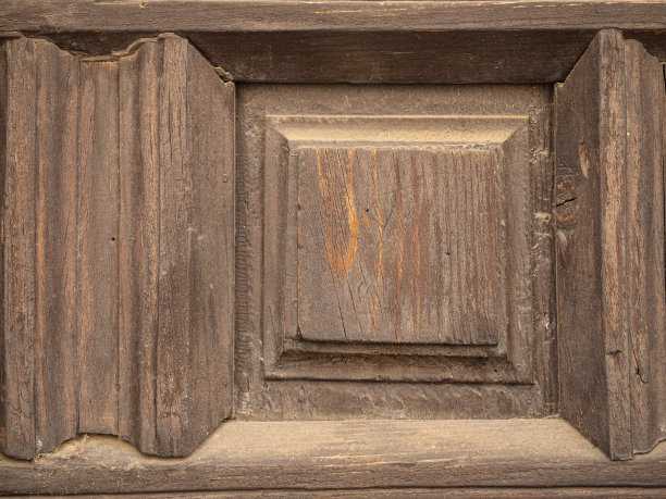 旧木门的纹理被时间破坏。木材纹理图片下载
