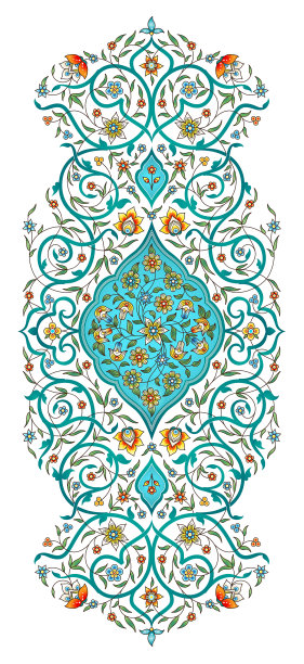 元素阿拉贝斯克设计模板装饰图片下载