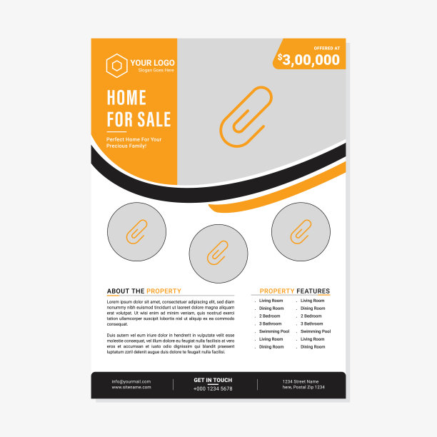 传单和小册子设计模板图片下载