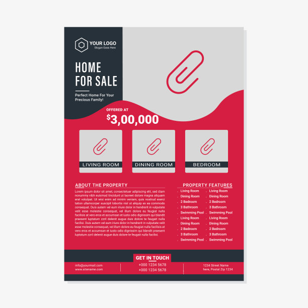 传单和小册子设计模板图片下载