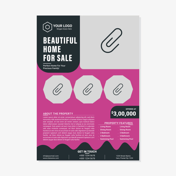 传单和小册子设计模板图片下载