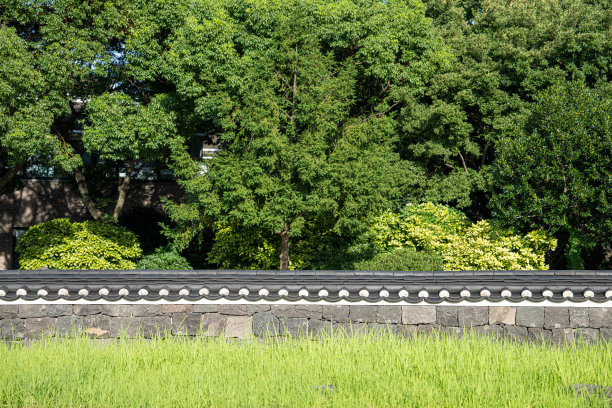 韩国传统建筑风格图片下载