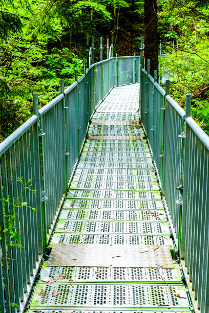 奥地利的现代人行桥图片下载