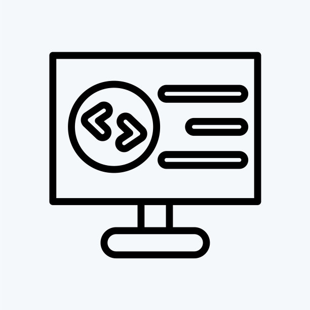 教育电脑编程图标图片下载