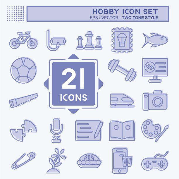 图标设置适合教育爱好符号二图片下载