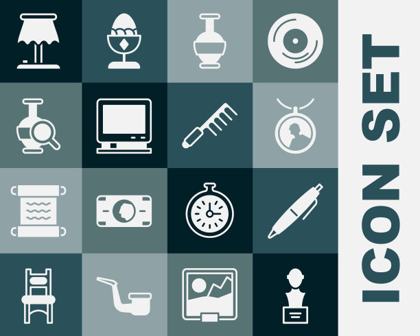 石膏头雕塑胸围笔挂坠图片下载