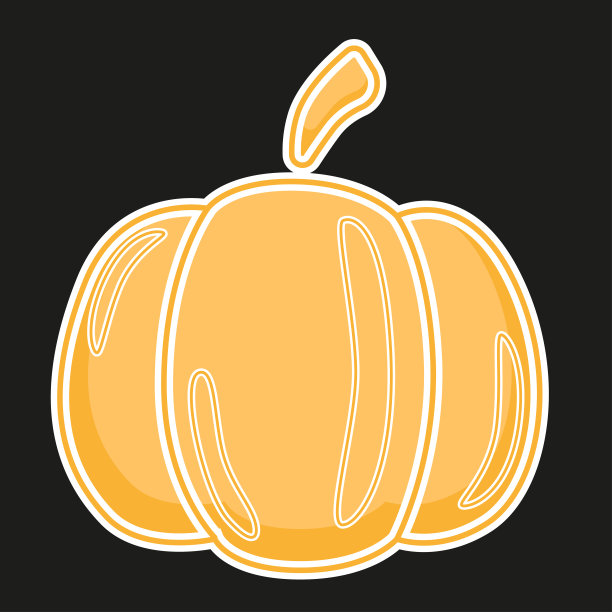 橙色的秋天南瓜，感恩节的卷心菜图片下载