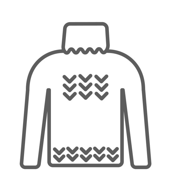 针织冬衣图标集针织衣图片下载