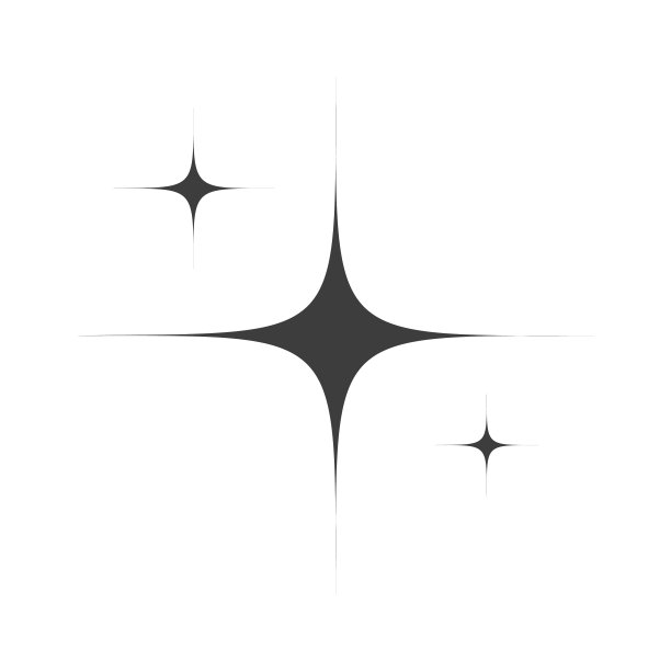 闪烁图标设置闪亮的卡通明星发光图片下载