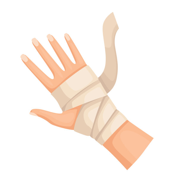 手受伤皮肤及包扎程序图片下载