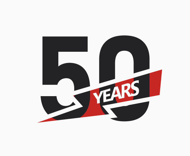 50年商业周年标志50年图片下载