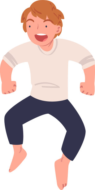 吵闹的小男孩玩得很开心图片下载