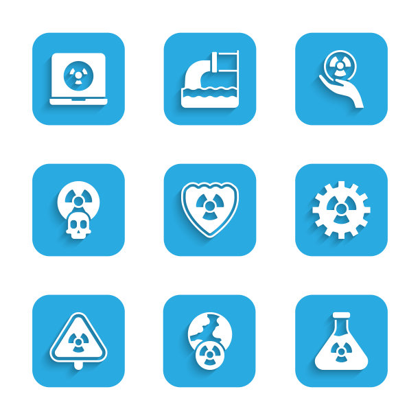 在地球上设置放射性防护罩图片下载