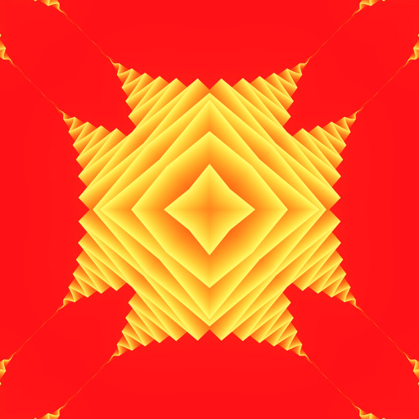 数码插画，千变万化之字形图案。抽象的3 d渲染图片下载