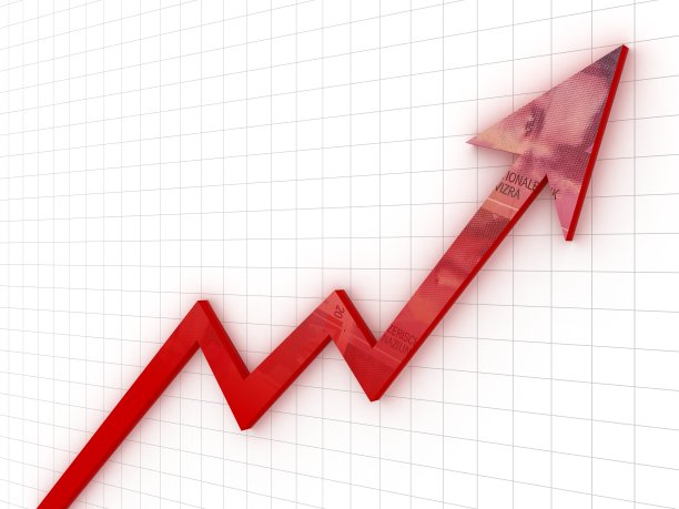 瑞士法郎货币增长图表图片下载