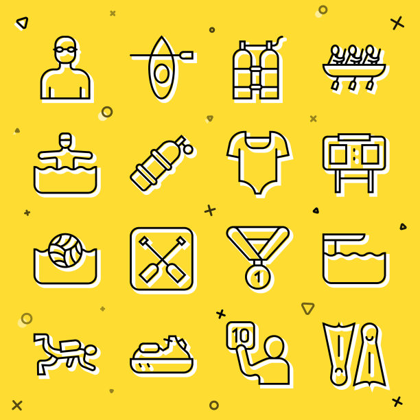 为游泳跳板设置鱼鳍线图片下载