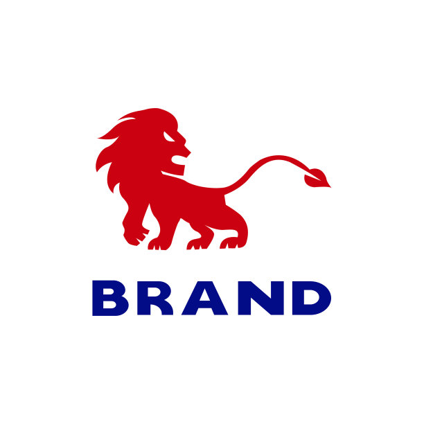 独特的狮子标志图片下载