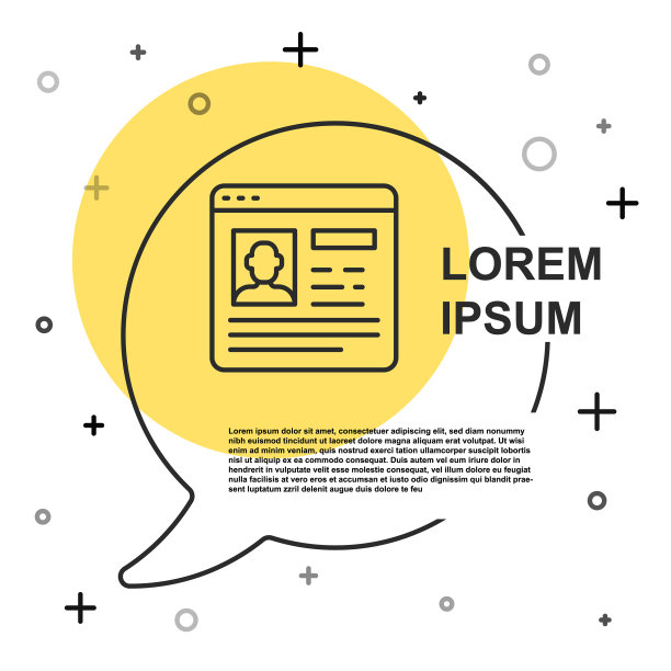 黑色线恢复图标孤立的白色图片下载