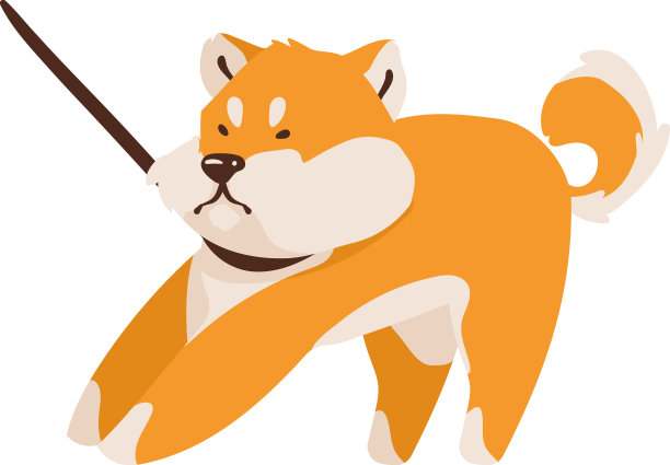 柴犬戴着项链图片下载