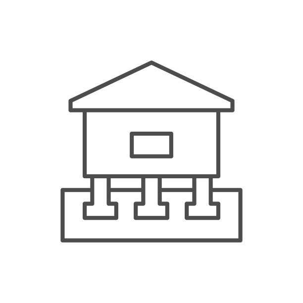 桩基线轮廓图图片下载