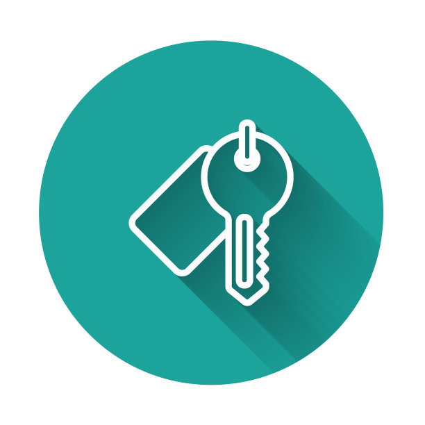 白线标记键图标与长分隔图片下载