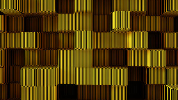 摘要条纹立方体墙背景图片下载