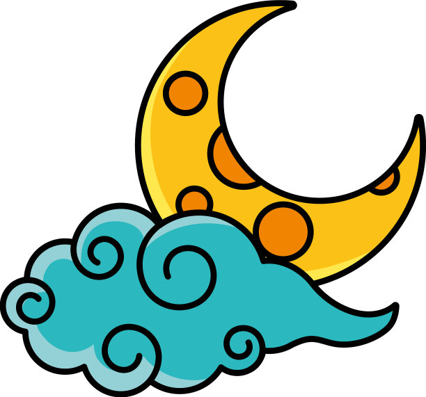 蓝云月图片下载