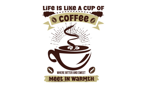 咖啡哲学设计图片下载