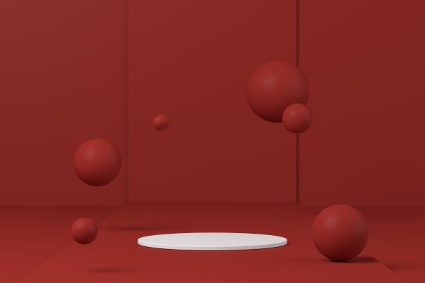 抽象的背景。模拟产品展示场景。三维渲染图片下载
