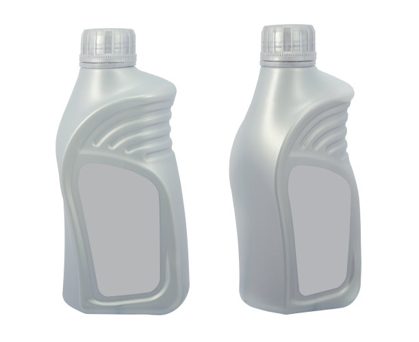 塑料瓶机油隔离在白色背景图片下载