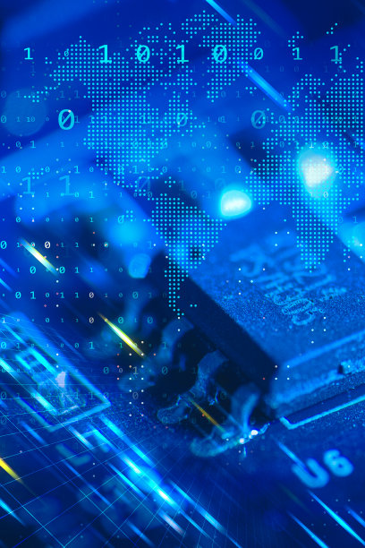 数据技术计算机生成的金融和经济显示数字货币和交易所股票图图片下载