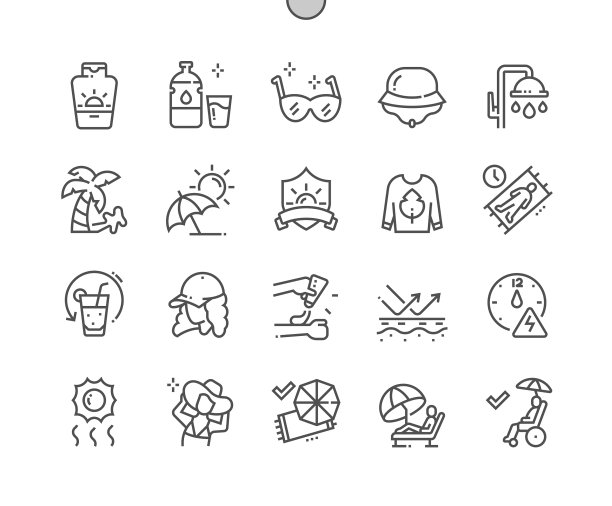 夏日防晒安全护肤图片下载