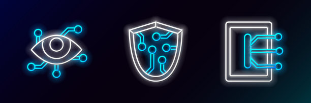 集线上平板电脑虚拟现实与网络图片下载