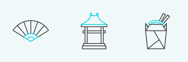 将亚洲面条装在纸盒和筷子里图片下载