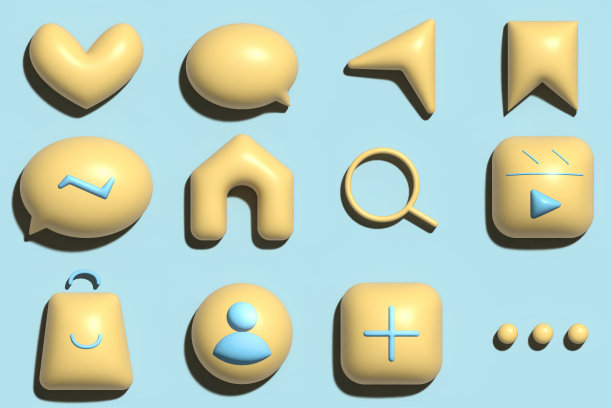 instagram的3D图标图片下载