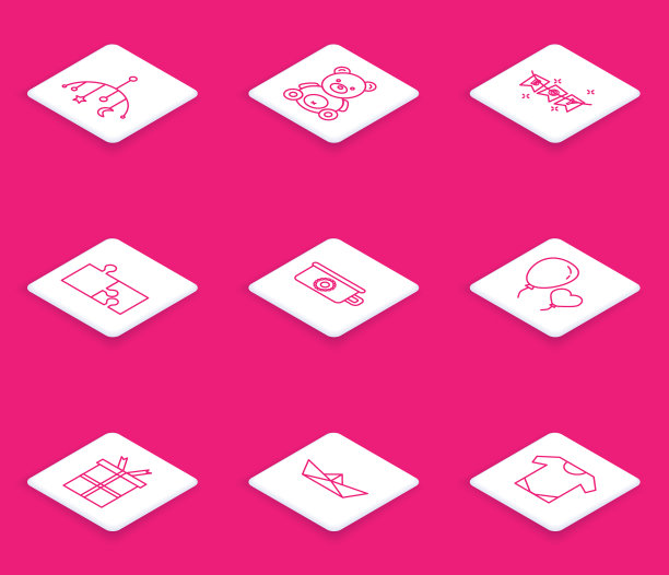 设置线婴儿床挂玩具泰迪熊毛绒图片下载