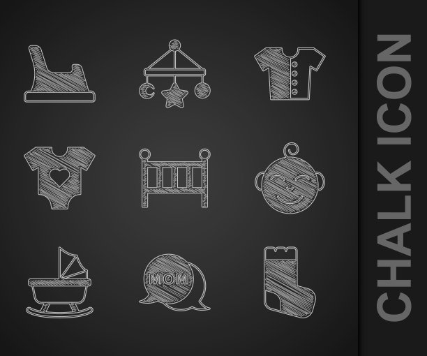 设置婴儿床摇篮床语音泡泡妈妈袜子图片下载