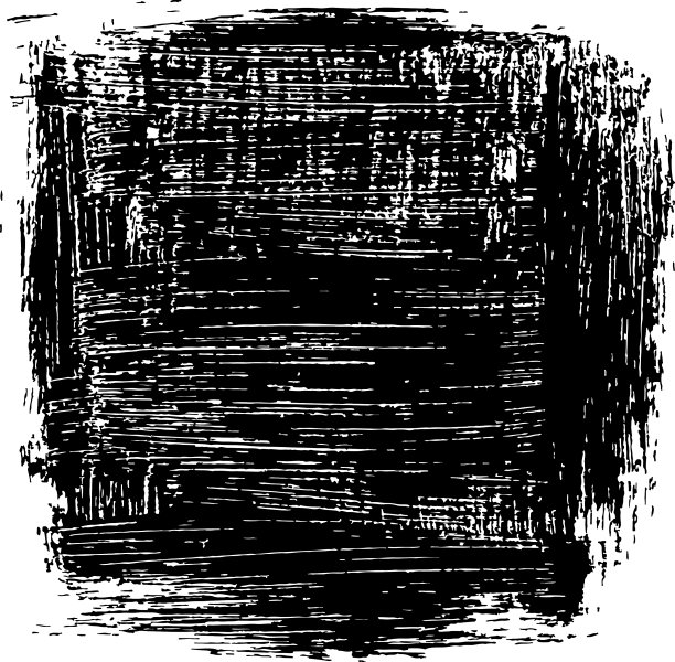 黑色粗糙边缘框孤立在白色背景图片下载