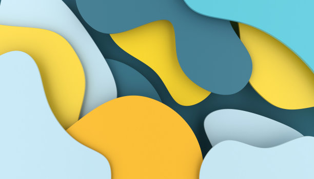 卷曲的波浪背景图片下载