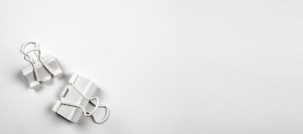 活页夹、办公用品。免费空间的文本和广告。水平的旗帜图片下载