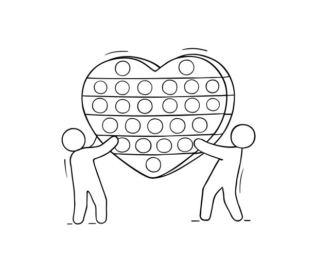 烦躁感玩具概念。图片下载