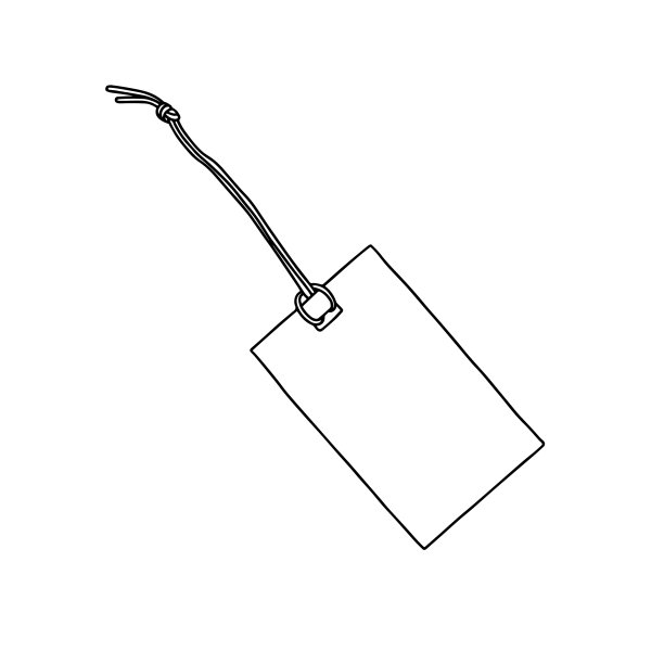 大纲纸标签与字符串模型。图片下载