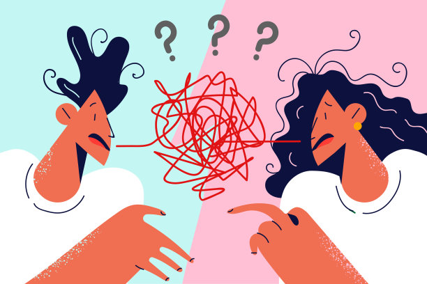 夫妻吵架是因为感情上的误解图片下载