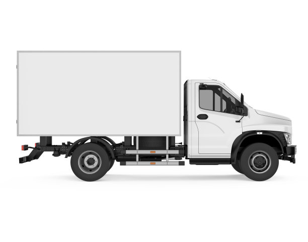 运货卡车孤立图片下载