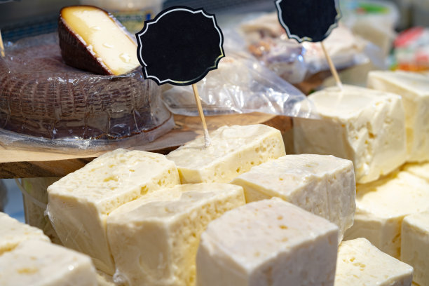 小吃摊上各种开胃芝士图片下载