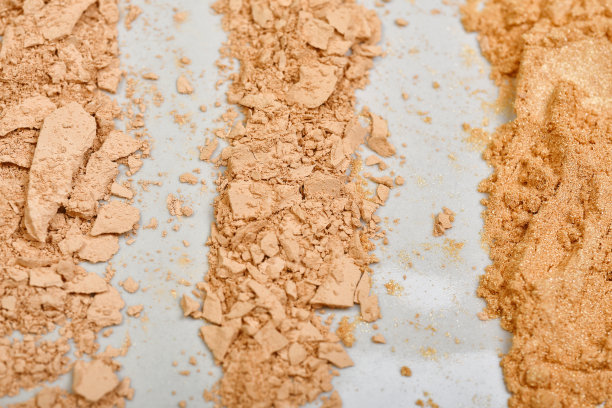 彩妆粉的质地，各种色度和色调的粉底，不同颜色的粉底粉底。图片下载