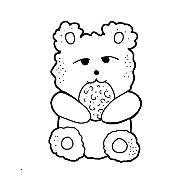 仓鼠吃饼干，黑色和白色的图片下载