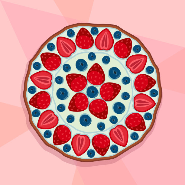 草莓派。从以上观点。面包店的产品图片下载